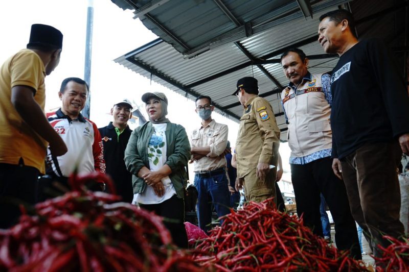 Gubernur Al Haris Pantau Sejumlah Harga di Pasar Tanjung Bajure (Foto/Ist)