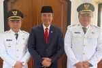 Ketua DPD PDI Perjuangan Edi Purwanto dengan Bupati dan Wakil Bupati Bungo Yang Baru Dilantik