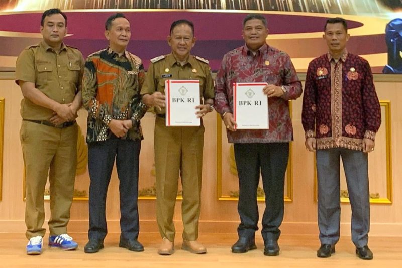Wabun Khafied Moin Menerima WTP dari BPK RI Perwakilan Jambi