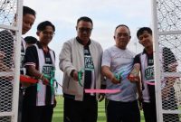 Wako Alfin Resmikan Lapangan Mini Soccer SSA