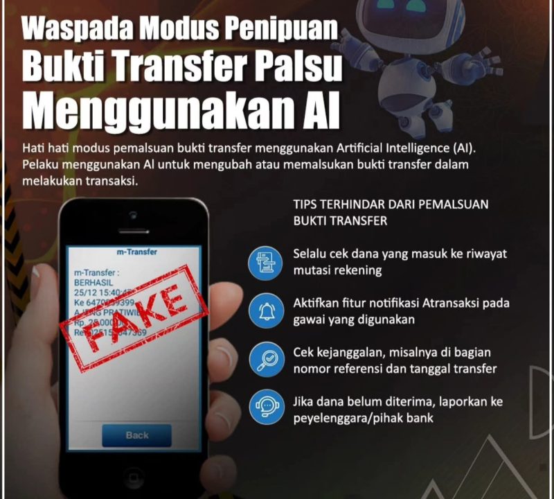 Ilustrasi Agar Terhindar Penipuan Menggunakan AI