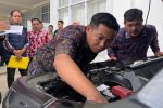 Bupati Monadi melakukan pengecekan kendaraan dinas di Lngkup Pemkab Kerinci