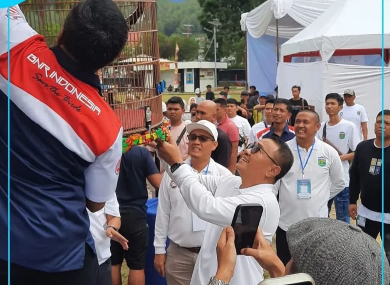 Wako Alfin Saat Lomba Kicau Mania