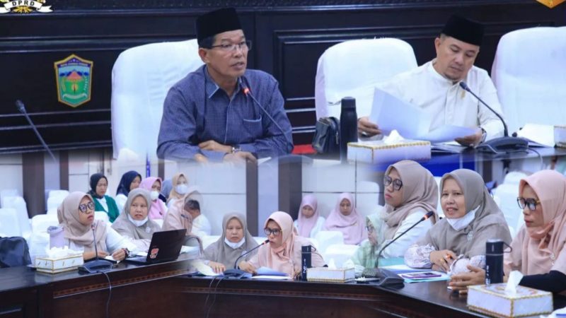 Komisi I RDP Penyaluran Dana BOS dan Isentif Guru PAUD di Sungai Penuh