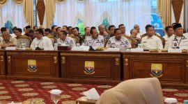 Wakil.Bupati Kerinci Morison Saat Rakor Karhutla