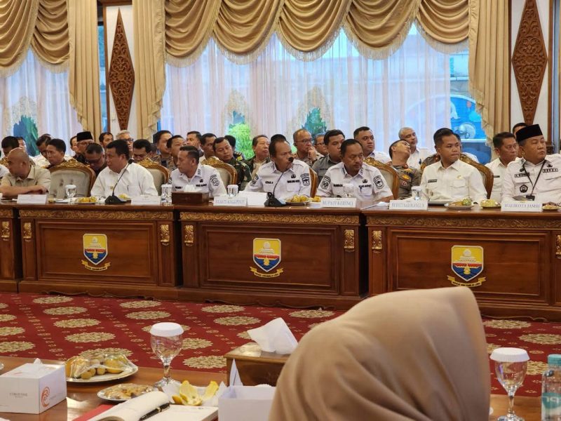 Wakil.Bupati Kerinci Morison Saat Rakor Karhutla