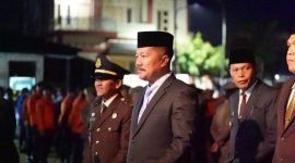 Bupati Kerinci Monadi Saat Renungan Suci di TMP Semumu
