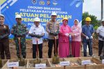 Peletakan Batu Pertama Dapur PPPG Polres Merangin