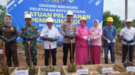 Peletakan Batu Pertama Dapur PPPG Polres Merangin