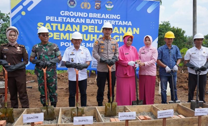 Peletakan Batu Pertama Dapur PPPG Polres Merangin