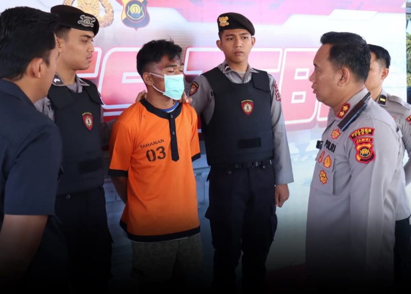 Pelaku Perampokan BRI LInk diamankan Polres Tebo