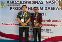 Ketua DPRD Sungai Penuh Hutri Randa dan Ketua Bamperd Maswan