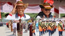 Kolase Pawai Pembangunan HUT Kemerdekaan RI ke 80 di Sungai Penuh