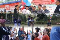 Kolase Pesta Rakyat HUT RI ke 80 di Sungai Ning