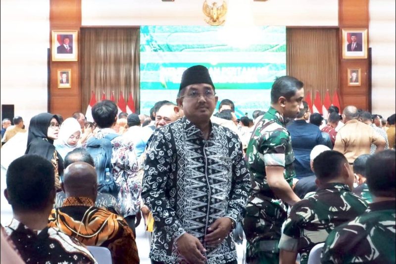 Bupati Anwar Sadat Rakor dengan Kementan Pertanian Hilirisasi Kelapa,Senin 22/09/2025 (Dok Prokopim Tanjab Barat)