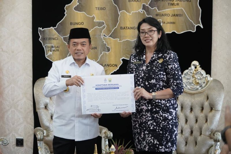 Gubernur Al Haris dan BKN Palembang Sepakat Perkuat Manajemen ASN di Jambi,Rabu 24/09/2025 (Dok Diskominfo Prov Jambi)