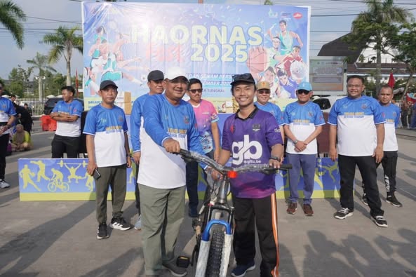 Bupati Anwar Sadat Pada Acara Haornas dan Kormi,Minggu  ((14/09/2025)