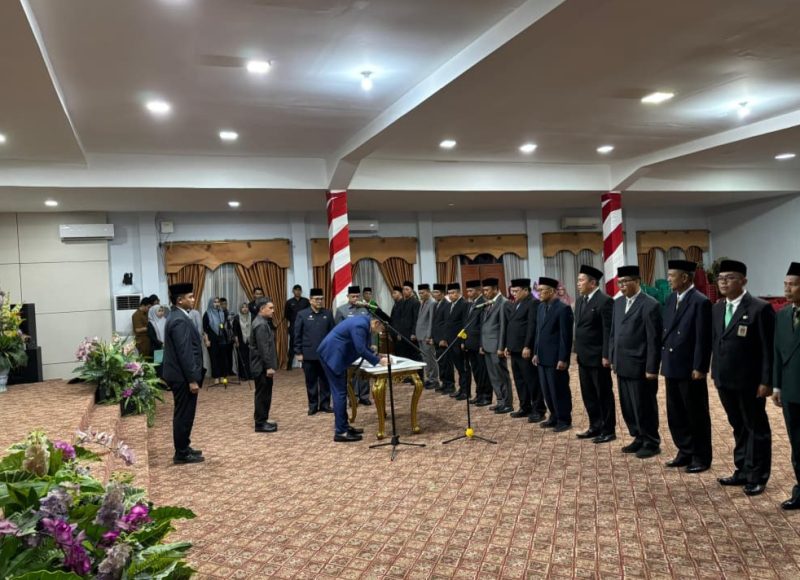 Bupati M.Syukur melantikan Pejabat Eselon II Merangin