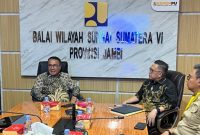 Walikota Sungai Penuh  AlfinTemui Kepala Balai Sungai 