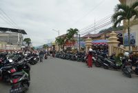 Situasi Mapolres Kerinci Dipenuhi PPPK Paru Waktu Antri SKCK ,Jumat (12/09/2025)