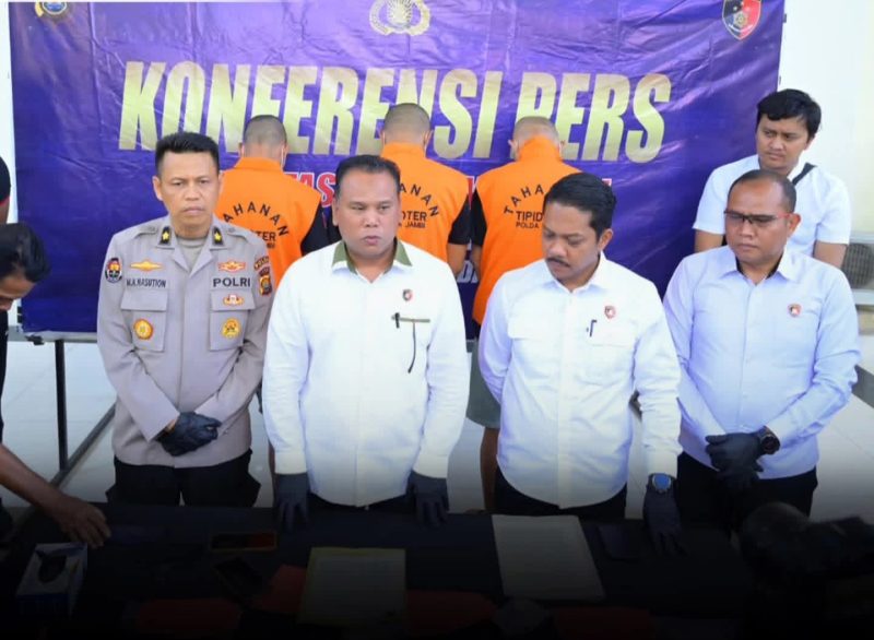 Polda Jambi Gagalkan Transaksi Emas Ilegal 1,7 Kg Senilai Rp3,23 Miliar