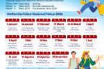 SKB 3 Menteri 2026: 17 Hari Libur Nasional dan 8 Cuti Bersama