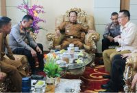 Kombes Pol Herwansyah Saidi, S.IK., M.IK., saat bertemu Wakil Wali Kota Azhar Hamzah, Senin 22/9/2025 (Dok Diskominfosta Sungai Penuh)