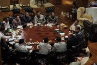 Presiden RI Partbowo Rapat terbatas dengan Menteri di Hambalang,Kamis (19/09/2025)