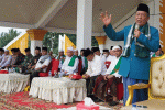 Foto : Wakil Gubernur Jambi H Abdul Sani hadir sebagai penceramah utama hari Sanri Nasional di Merangin 2025 (Dok : Diskominfo Merangin)
