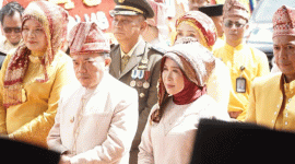Foto : Gubernur Al Haris Saat Hadir di HUT Kaqbupaten Tanjung Jabung Timur (Dok Diskominfo Provinsi Jambi)