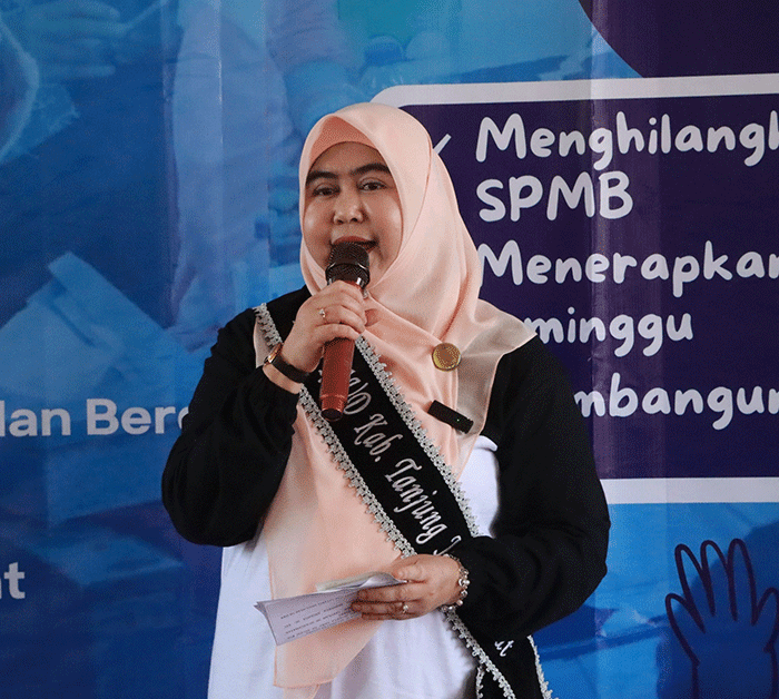 Foto : unda PAUD Kabupaten Tanjung Jabung Barat, Hj. Fadhilah Sadat (Dok : Prokopim Tanjabbar)