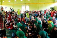 Bunda PAUD Zulva Fadhil Sosialisasikan Program 13 Tahun Wajib Belajar di Mersam,Kamis   09 Oktober 2025