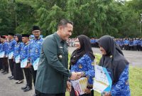 Bupati Merangin H.M Syukur Lantik 1.375 PPPK,Kamis 09 Oktober 2025 (Dok Diskominfo Merangin)