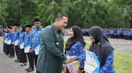 Bupati Merangin H.M Syukur Lantik 1.375 PPPK,Kamis 09 Oktober 2025 (Dok Diskominfo Merangin)