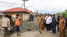Wako Alfin Tinjau Pengerjaan Jalan Inpres di Tanjung Muda,Selasa 07/10/2025