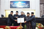 Pimpinan DPRD Kota Sungai Penuh dengan Pemerintah Kota Sungai Penuh Setujui KUA PPAS
