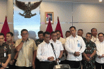Foto: Menteri Pertanian Andi Amran Sulaiman dalam rangka 1 Tahun Kinerja Pembangunan Pertanian pada Pemerintahan Presiden Prabowo Subianto, Kamis (22/10/2025) di gedung Kementan, Jakarta. ( Dok : CNBC Indonesia/Martyasari Rizky)  