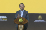 Foto: Menteri ESDM, Bahlil Lahadalia saat menyampaikan paparan dalam MINERBA CONVEX 2025 di Jakarta, Rabu (15/10/2025). (Tangkapan Layar Youtube/KementerianESDM)  