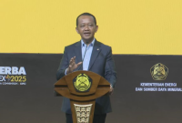 Foto: Menteri ESDM, Bahlil Lahadalia saat menyampaikan paparan dalam MINERBA CONVEX 2025 di Jakarta, Rabu (15/10/2025). (Tangkapan Layar Youtube/KementerianESDM)  