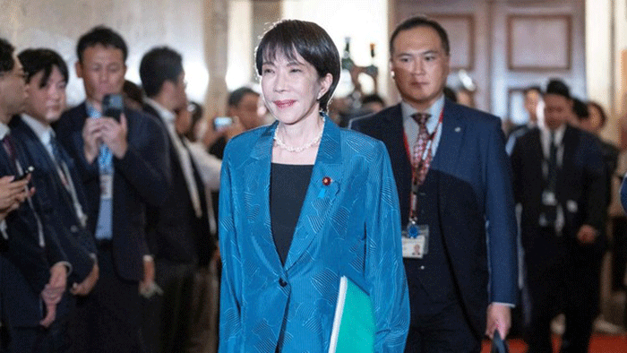 Foto : Politikus ultra-konservatif Sanae Takaichi resmi menjadi Perdana Menteri Jepang baru pada Selasa (21/10). (Dok: AFP/KAZUHIRO NOGI)  