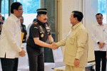Foto : Presiden Prabowo Saat Penyerahan Uang pengganti Hasil Korupsi PCO (Dok : Seskab RI)