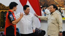 Presiden Prabowo,Mempora Erick Tohir dan Marc Marquez di Istana Merdeka,Selasa 29/09/2025