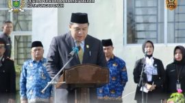 Ketua DPRD Kota Sungai Penuh Hutri Randa membaca Ikrar hari Kesaktian Pancasila,Rabu 01/10/2025