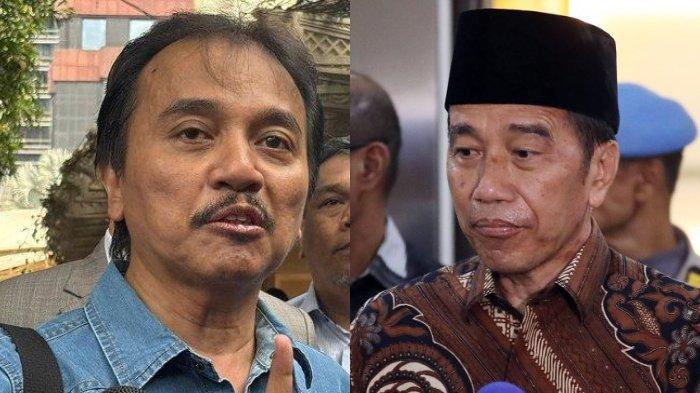 Foto : Kolase Roy Suryo dan Mantan Presiden Jokowi (Dok : tribunnews.com)