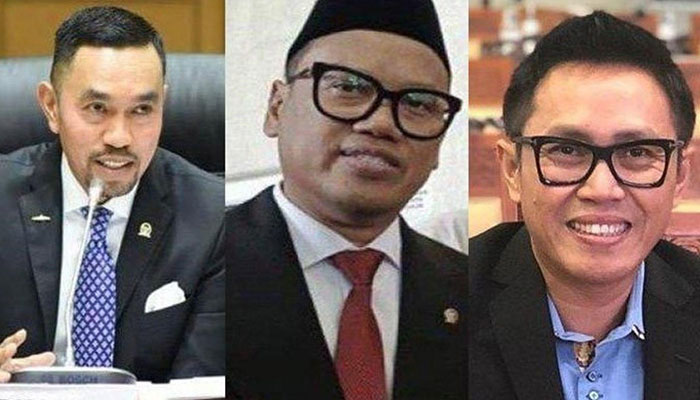 Foto : Kolase Sahroni,Uya Kuya dan Eko Patrio (Dok : Bangkapost)