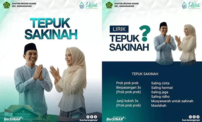 Ilustrasi Gambar Tepuk Sakinah