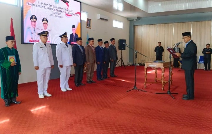 Foto : Pejabat Eselon III Kabupaten Kerinci Yang Dilatik (Dok : Istimewa)