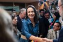 Maria Corina Machado Meraih penghargaan Nobel Peramaian 2025 Pada Jumat 10 Oktober lalu ( Sumber Foto : Getty Image