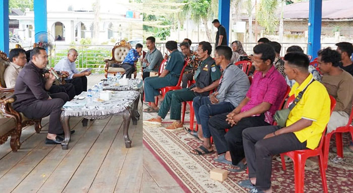 Foto : Bupati Merangin H.M.Syukur Bertemu dengan Suku Anak Dalam (SAD)
