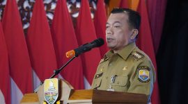 Gubernur Al Haris Rakortek Bidang Komunikasi dan Informatika Provinsi Jambi 2025 (Dok : Humas)